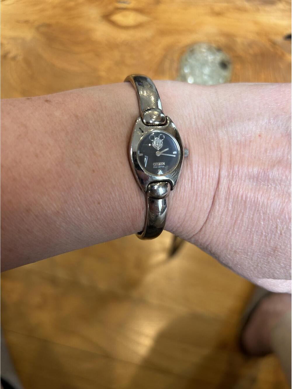 Citizen Eco-Drive Mickey Mouse Women's Watch Stainless Steel Bracelet